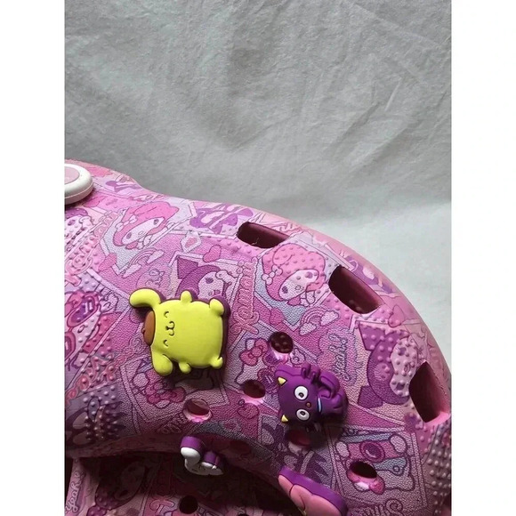 Crocs Hello Kitty and Friends Classic Clog   With Jibbitz- J6- Well Used. - Picture 8 of 16